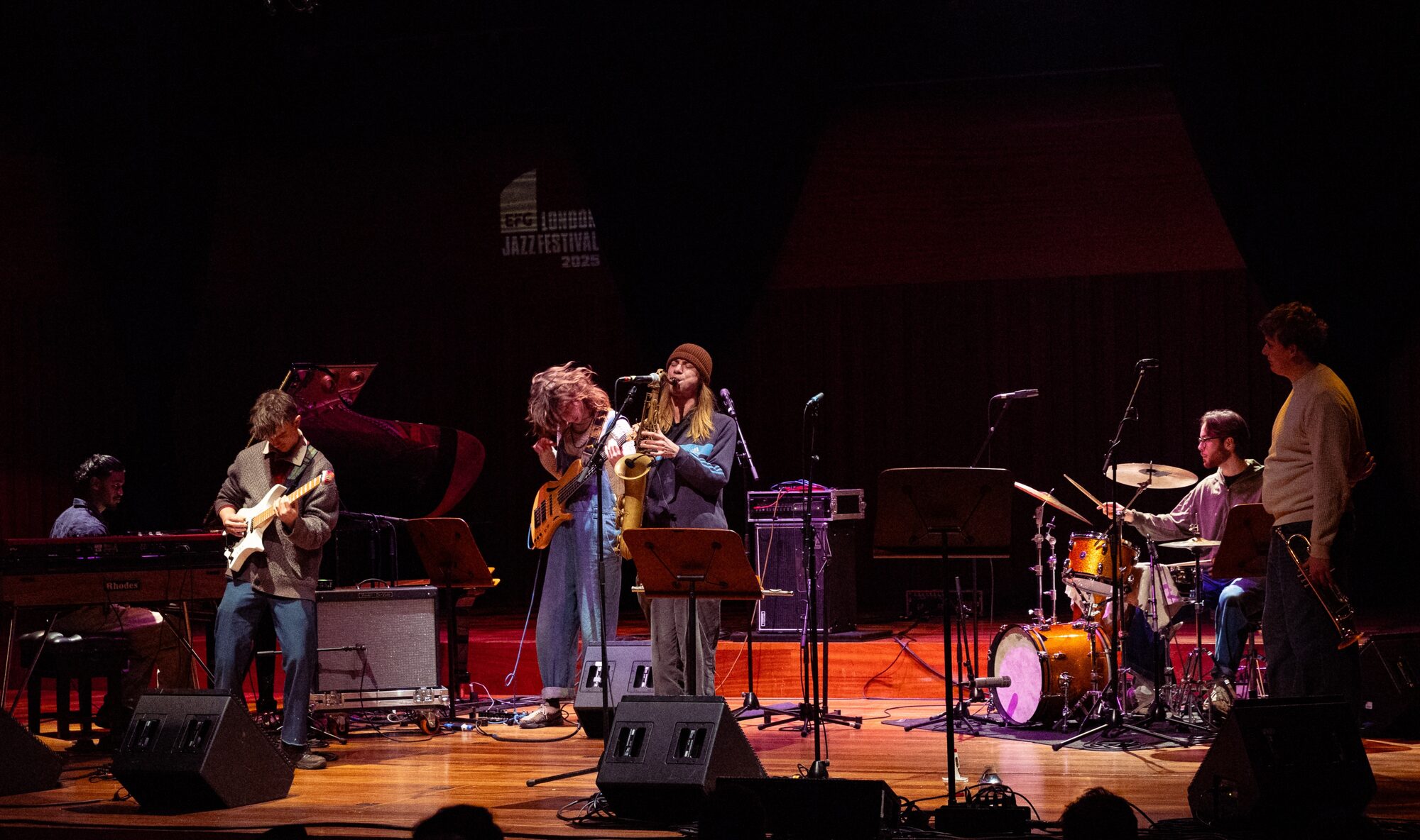 Happy Garden performing at the EFG London Jazz Festival, Barbican